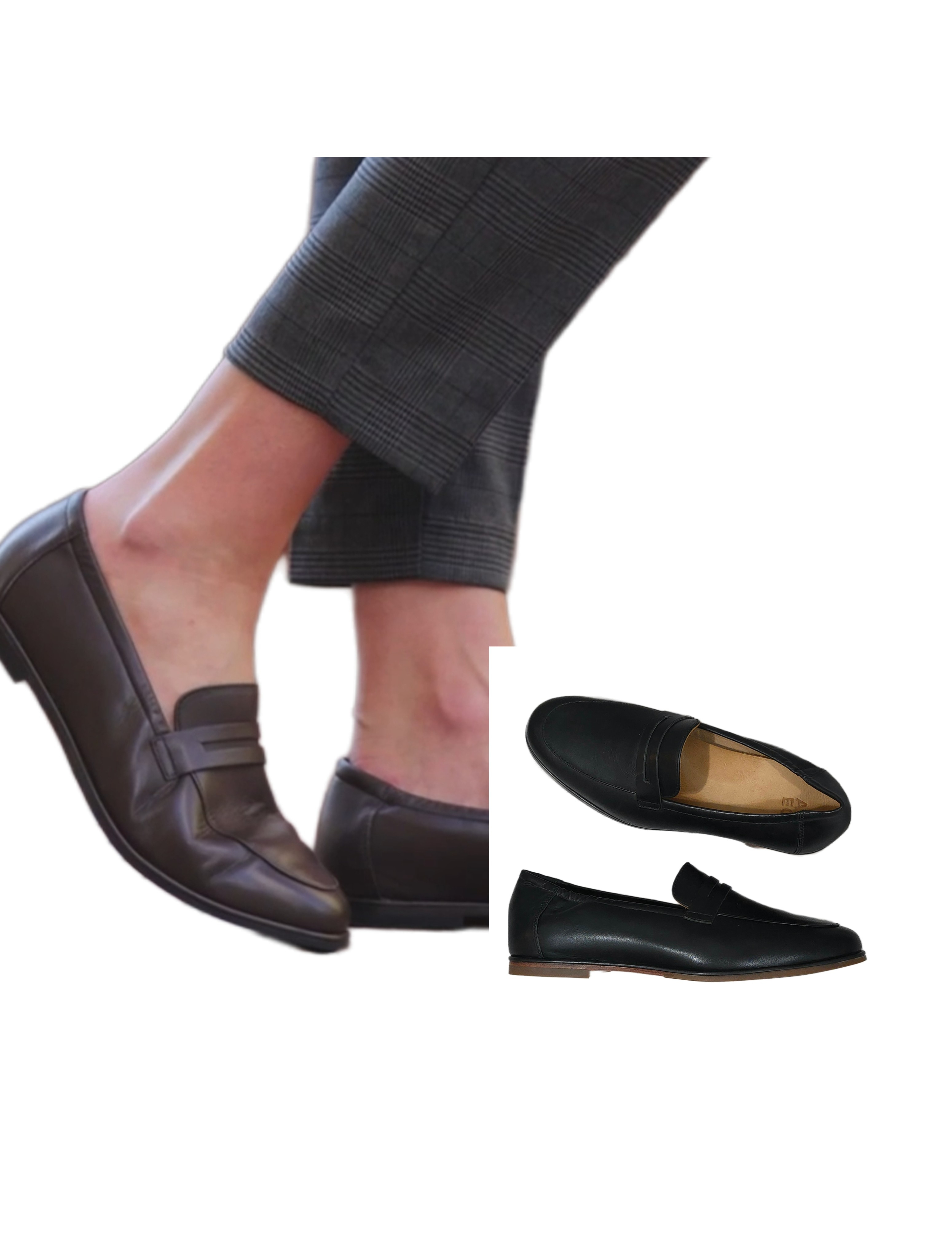 Abeo "Strada" Premium Leather Upper & Lining Orthotic Footbed Loafer